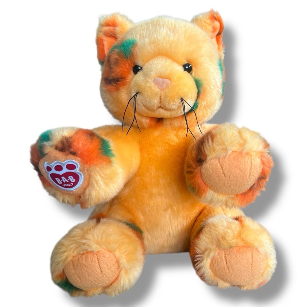 Build-A-Bear Vault 2023 Pumpkin Calico Kitty Plush 2008 Retired Exclusive Orange